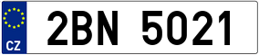Truck License Plate